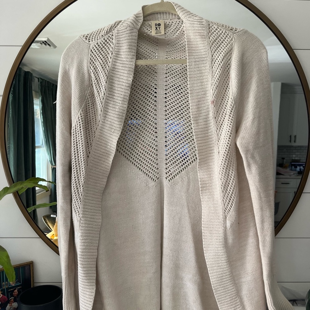 Cream cardigan